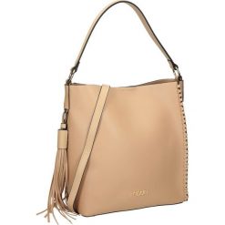 Torebka damska shopper A4 NOBO 0180 beżowa - beżowy. Brązowe torby damskie na zakupy Monnari, w paski, ze skóry ekologicznej, zdobione, z breloczkiem. Za 159,00 zł.