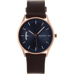 Zegarki męskie: Zegarek SKAGEN – Holst SKW6395 Brown/Rose Gold